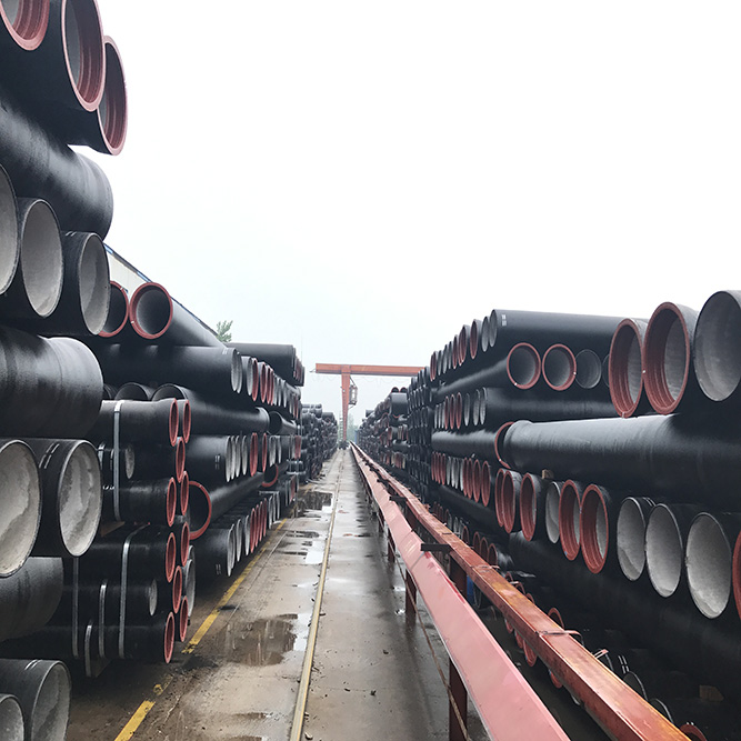 Warehouse of Ductile Iron Pipe