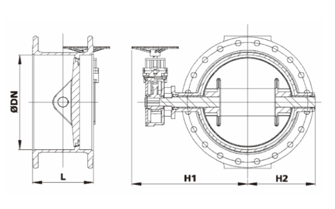 Double Eccentric Butterfly Valve