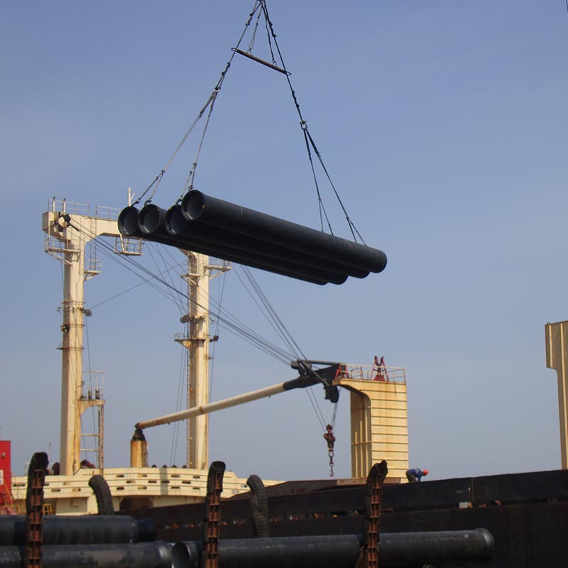 Ductile iron Pipe shipped by Container