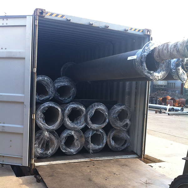 Ductile iron Pipe shipped by Container